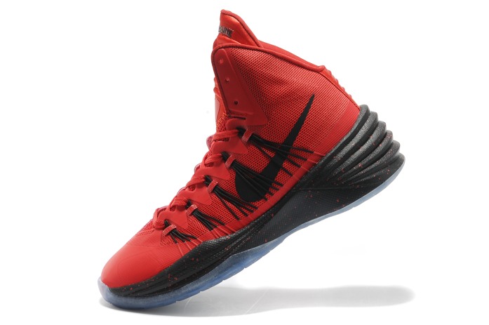 Nike presse Dates Hyperdunks 2013 Chaussures Hommes Rouge Noir 01 (3)